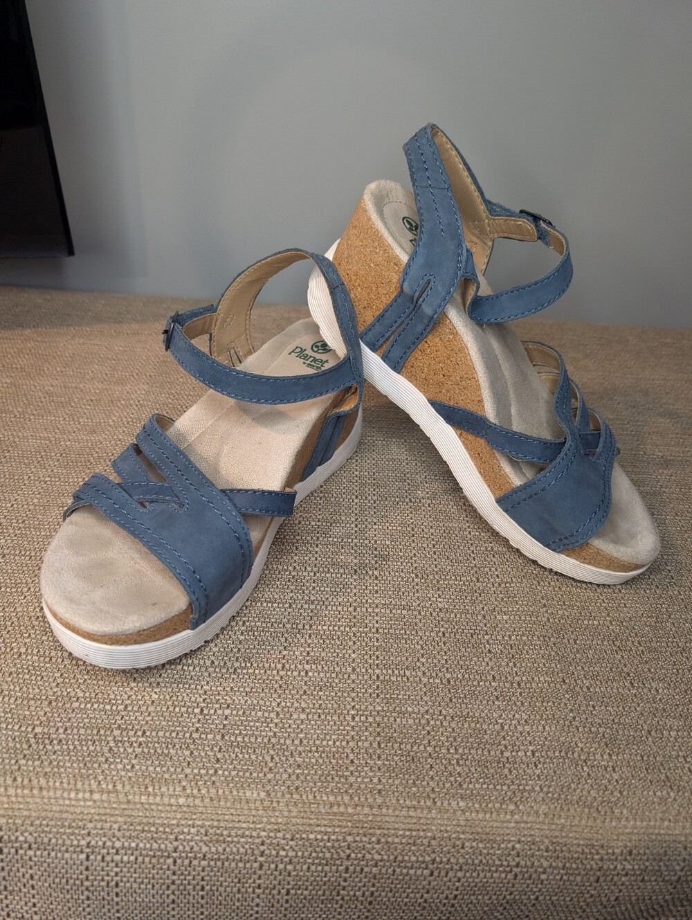 Planet by Earth Ladies Strappy Wedge Sandals